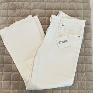 Source Unknown Crisp White Ankle Jeans